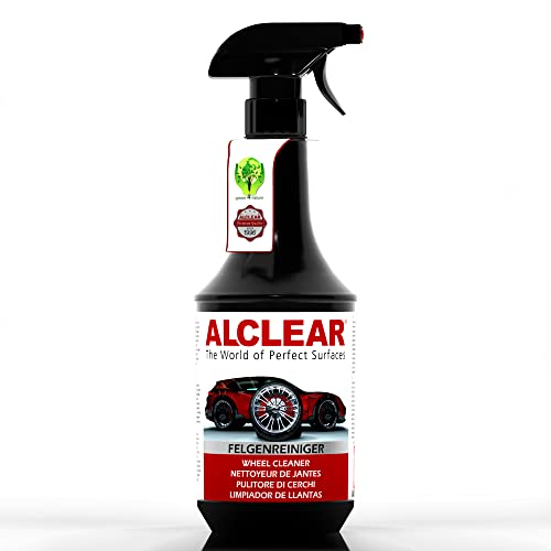 ALCLEAR 721FR Felgenreiniger mit Farbindikator – Säurefrei & Materialschonend – Entfernt Bremsstaub & Flugrost – 1000 ml – Für Alu- & Stahlfelgen – Lila Farbeffekt – Autopflege Made in Germany