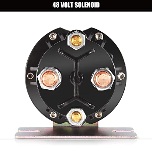 Geggkake Ezgo Txt Solenoid, 48V Golf Cart Solenoid, Fit E-Z-Go Electric 48V Txt 2010-Up & All 48V Mpt 800/1000 Vehicles Golf Cart, Oem# 612711 #TOP1