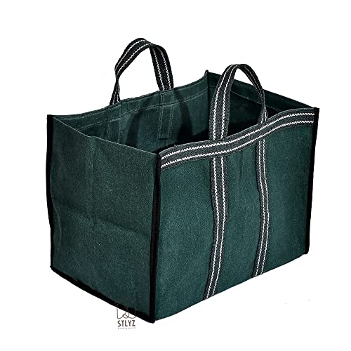Image of X-Large Heavy Duty Canvas Grocery Bag (Thela) | Reusable Shopping Tote Bag for Vegetables, Groceries & Daily Essentials | Strong Cloth Market Carry Bag with Reinforced Handle, Eco-Friendly