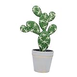 Cabilock Cactus en Maceta Plantas Artificiales de Interior Decoraciones de Fiesta en la Playa Planta Artificial Plantas artificales Falsas Plantas Verdes decoración de Cactus de imitación
