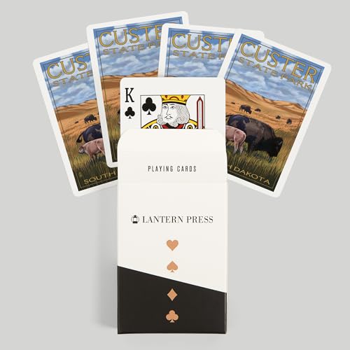Baraja de Poker Custer Park, 52 cartas para adultos miniatura 6