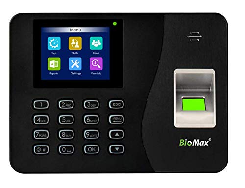 Biomax Finger Based Attendance Machine with Inbuilt WiFi Mode: WL20 (Free Cloud Software for One Year)