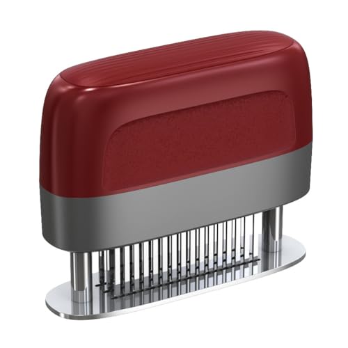 ARVALOLET Ago per carne in acciaio inox con 48 aghi ultra affilati – batticarne per bistecche