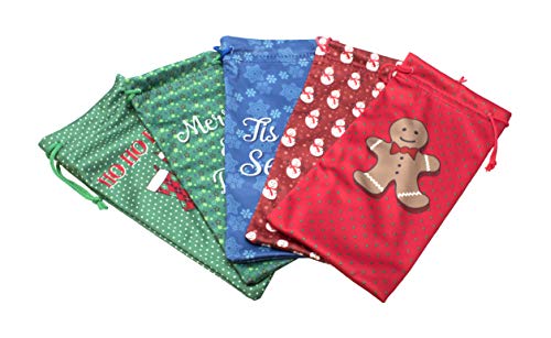Calabria Christmas Holiday Drawstring Microfiber Eyeglass/Sunglass Soft Cases #TOP12