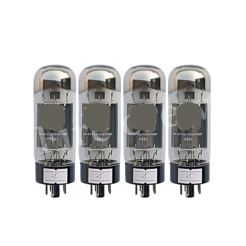 Tubo 5881 para montaje de amplificador de audio DIY compatible con 6P3P y 6L6GC en pack de 4
