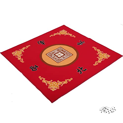 Set American Mahjong, 166 fichas, 4 racks, tapete 80 cm miniatura 7