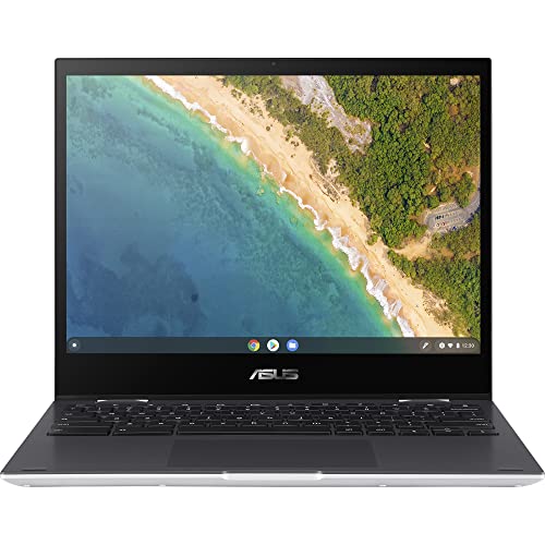 ASUS Chromebook CM3200FDA-HW0015 Ordinateur Portable Tactile et Convertible 12' HD (MT 8192, RAM 4 Go, eMMC 64 Go, ChromeOS) Clavier AZERTY Français