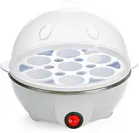 Cozedor de Ovos 220V Elétrico Branco Egg Cooker Panela Elétrica Para Cozinhar Ovos Portátil