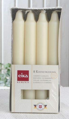 Preisvergleich Produktbild Eika 8er-Pack Haushaltskerzen / Kronenkerzen, Champagner