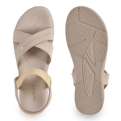 Image of SELBRO Stylish Wedges Sandals For Women & Girls| Extra Soft Sandals For Women SLB-CHD19