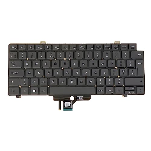 AZUBAYCOM UK GB British Layout - Laptop Keyboard for Dell Latitude
