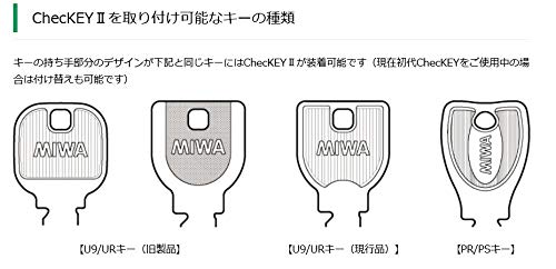 ◼️ 2点おまとめ◼️ Amazon.co.jp: 美和ロック ChecKEYII (チェッキー) ホワイト