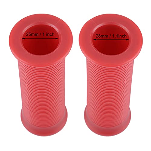 Universal Bike Handlebar Grips,Pair of 1inch 25mm 1.1inch 28mm Anti Slip Handle Bar for BMX Mountain,Scooter - Image 2