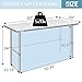 HALLY Open Base Stainless Steel Table 30 x 60 Inches, NSF Commercial Heavy Duty Prep & Work Table with Galvanized Legs for Restaurant, Home and Hotel