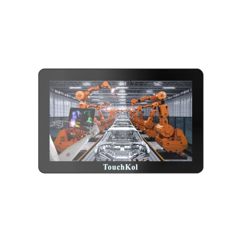 Image of TouchKol All-in-One Panel PC Industrial Touchscreen Tablet 21.5 inch, Fanless Embedded Panel Computer Win11 Pro J6412 8GB RAM 128GB ROM, Tablet PC 1920 * 1080 IPS, 4xUSB3.0, 4xRS232, HDMI, 2xLAN