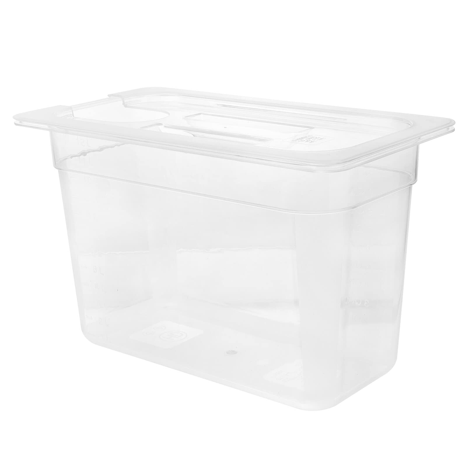 Sous Vide Cooking Container 6l Sous Vide Container with Lid Food Storage Container Sleeve Slow Cooker Box Storage Case for and Most Sous Vide Cookers Transparent