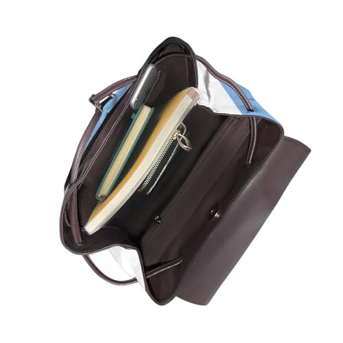 Sac à dos en cuir noir imprimé drapeau argentin polyvalent pour femme taille unique