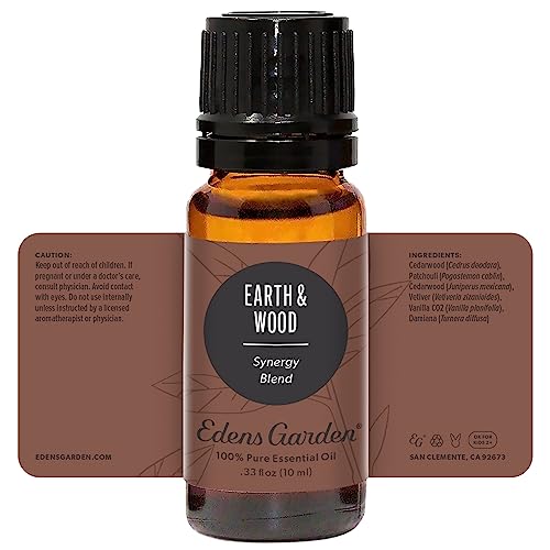Edens Garden Earth & Wood Essential Oil Blend- 100% Pure Premium Grade, Undiluted, Natural, Therapeutic, Aromatherapy, The Best for Diffusing, Skin, Hair, Candle 10 ml (.33 fl oz)
