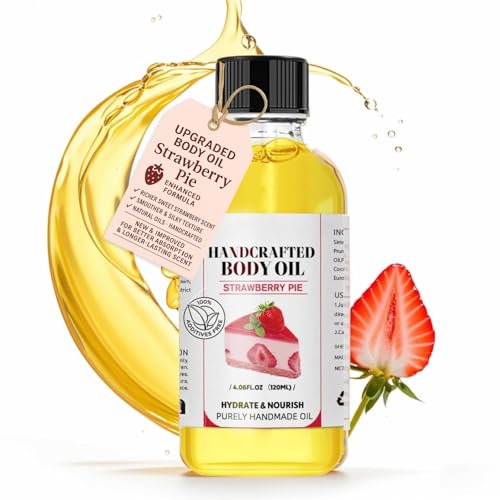 Fiorland Handcrafted Body Oil Warm Vanilla Bean Strawberry 120ml 1PC