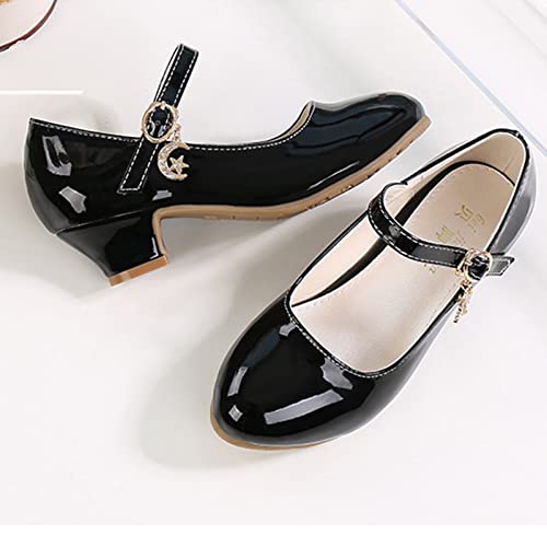 Girls Mary Jane Low Heel Flower Wedding Part𝐲 Pump Dress Shoes Toddler School Uniform Little Kid Pump Shoes3