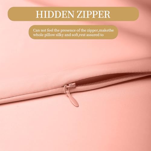 Mulberry Silk Pillowcase for Hair and Skin with Hidden Zipper,Soft Breathable Smooth Both Sided Natural Silk Pillowcase Beauty Sleep Silk Pillow Case Gifts for Women Men(20" X 30inch Queen,1Pcs) - image 8