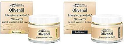 Olivenöl Intensivcreme Gold Zell-Aktiv Tagespflege und Nachtpflege Set ...