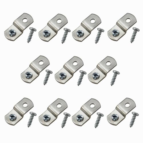 20 Pack 1/8 Canvas Offset Clips with Screws Pro Quality