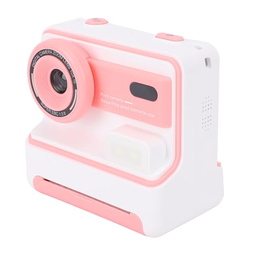 Instant Print Camera, 48MP Front Rear Dual Cameras HD Screen Video Camera with 3 Rolls Print Paper, Type C Charging Thermal Printing Photo Kids Digital Camera for Girls Boys (P
