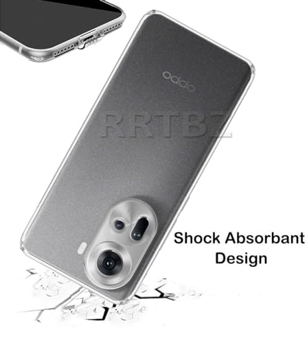 Image of Oppo Reno 11 5G Soft Silicone TPU Back Cover Compatible with Oppo Reno 11 5G, Grey