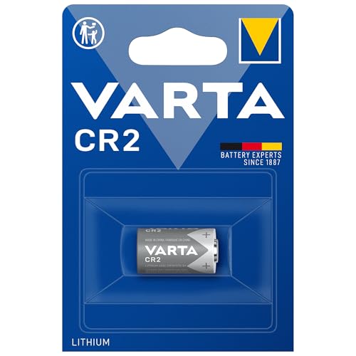 VARTA Batterien CR2 Lithium Rundzelle, 1 Stück, 3V, Spezialbatterien für elektronische Kleingeräte, mit langanhaltender, höchster Leistung