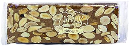 Vicens Chocolate Hard Almond Nougat, 80 g