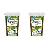 Temptations MIXUPS Crunchy and Soft Cat Treats Catnip Fever Flavor, 30 oz. Tub (Pack of 2)