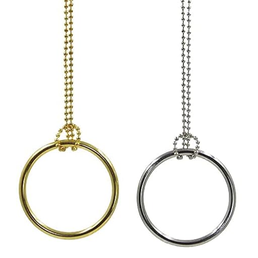 1 anillo y cadena (anillo grande), trucos mágicos, anillo de nudo de metal en cadena, magia, ilusiones, trucos, mentalismo, utilería, juguete (plateado) | Ya disponible en tu tienda friki favorita! En mundofriki.es! 1 anillo y cadena (anillo grande), trucos mágicos, anillo de nudo de metal en cadena, magia, ilusiones, trucos, mentalismo, utilería, juguete (plateado) | Ya disponible en tu tienda friki favorita! En mundofriki.es!