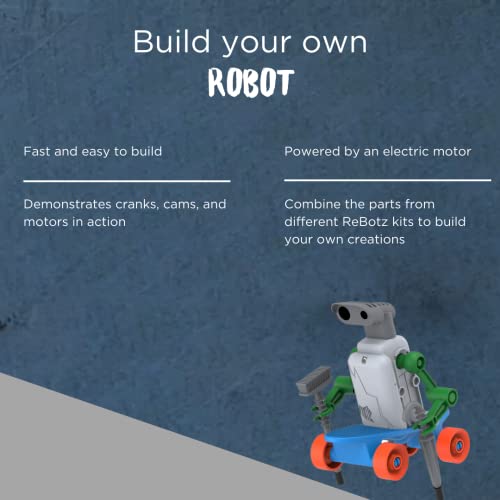 Thames & Kosmos Rebotz: Halfpipe - The Shredding Skater Robot | Build A Wacky Motorized Robot! | Collect All 4 | Combine To Make New Robotic Creations | Great Stocking Stuffer, Easter Basket Goodie #TOP2
