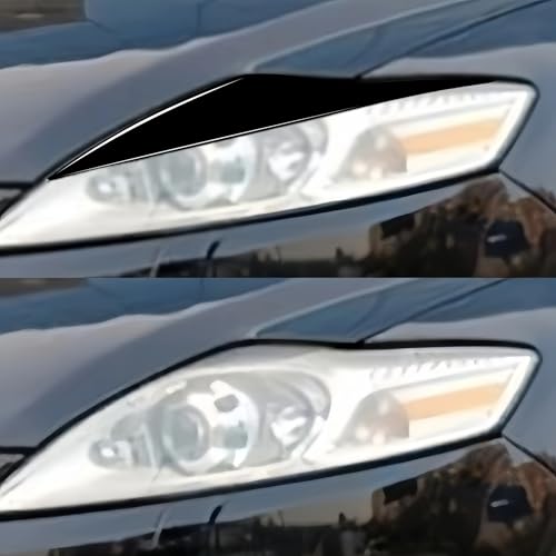 Cache-phares Ford Mondeo Mk4 noir laqué protection phares 2007-2013 - 6