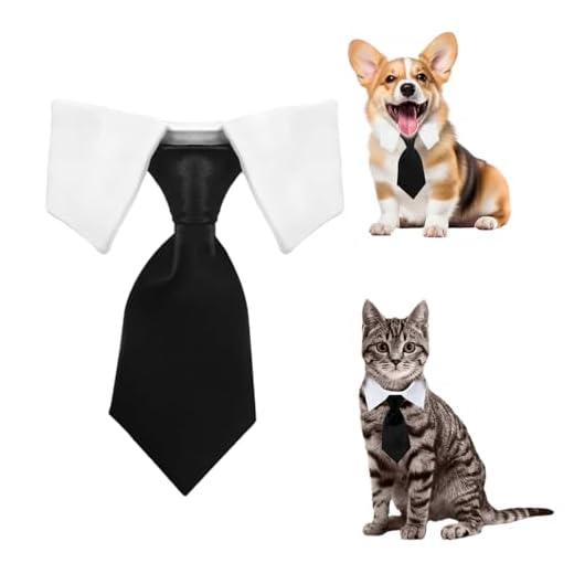 Fliege für Hunde und Katzen, Verstellbar Hund Katze Smoking Kragen, Hochzeit Haustier Krawatte, Kostüm für Katzen Hunde, Halsband Hund Klein für Hundegeburtstag Hochzeit Ostern