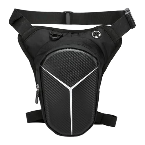 Moxeupon Bolsa de muslo para moto, bolsa de muslo para moto, paquete de almacenamiento de empuje de equitación, impermeable, ajustable, transporte rápido, multi-puré, bolsa de alta capacidad para