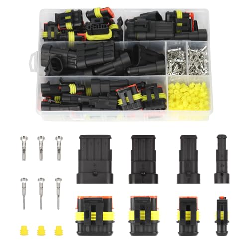 4 Connettori Elettrici 2-Pin Auto 1J0972923 - Impermeabili Con Terminali - Compatibili Con Audi, Skoda, Seat - Foto 9