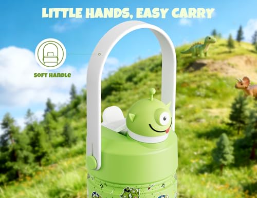 POWCAN 12 oz Insulated Water Bottle for School 2-in-1 Straw Spout Lid - 7.69 - 10.44 w/ Code + 50% Off Code 2FHALUU6 - image 6