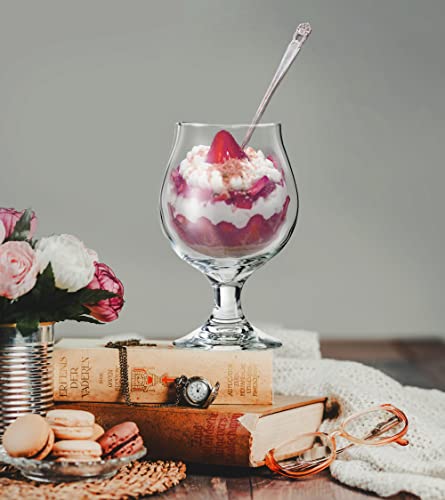 Ecodesign-Us 2 Beer Glasses Belgian Style Tulip - 16 Oz - Set Of 2 W/Coasters - Birthday Housewarming Bachelor Party Glassware Gift For Men Idea #TOP5