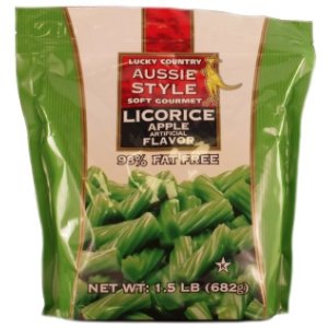Lucky Country Apple Licorice - 1.5lb Resealable Bag