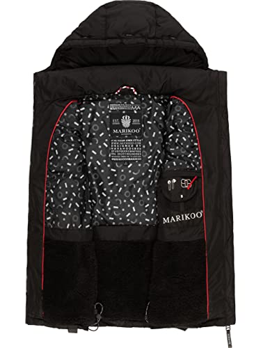 MARIKOO Gilet trapuntato, da donna, con cappuccio