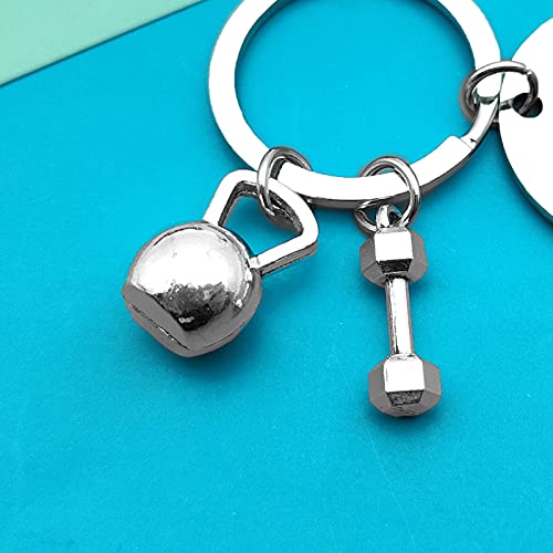 30Pcs Fitness Instructor Appreciation Keychain Thank You Gifts for Fitness Coach Personal Trainer Inspirational Gifts for Fitness Trainer Bodybuilder Gym Workout Coworker Employee Going Away Gifts by Dabihu - Used condition - Image 3