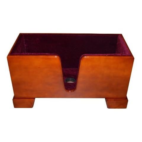 Vio Music Upright Double Bass Wooden Stand Burgundy Velvet Plush Cushions Cover