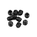 Aexit 10Pcs Metal Electrical equipment Black 5mmx5mm Hex Socket Grub Screw for RC Model Car Spare Part
