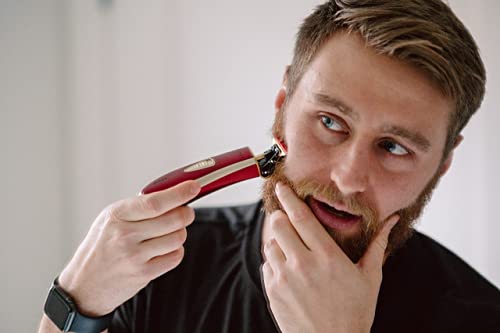 Hair Trimmer By Supreme Trimmer St5220 Beard Trimmer For Men, Professional Barber Liner Cordless Hair Clipper – Red T-Shaper Li #TOP7