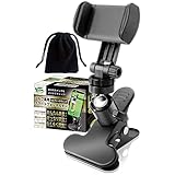 ゴルフ練習器具 【PGAプロ監修】 ゴルフ スマホ スタンド ホルダー スイング 【ガッチリ固定・強力クリップ】 neuneu