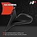 A-Premium Pair (2) Driver and Passenger Side Power Door Mirror - Compatible with Ford Mustang 1996 1997 1998 - Non-Heated, Non-Folding, Black Texture Outside Rear View Mirror - Replace# F6ZZ17682BA