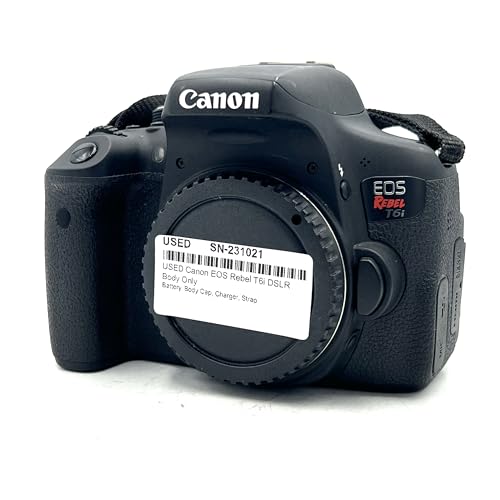 Canon EOS Rebel T6i Digital SLR (Body Only) - Wi-Fi Enabled