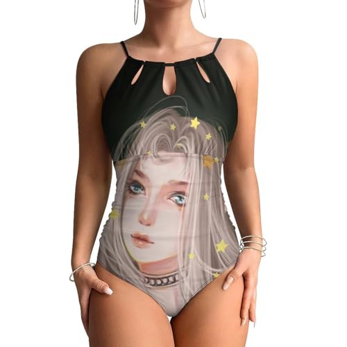 Maillot de bain une pièce femme De La Fée monokini beachwear classique noir uni taille haute